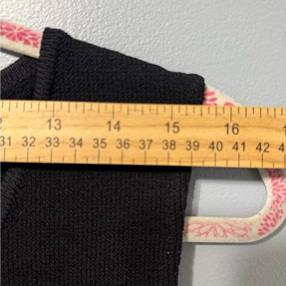 Vintage St. John Evening by Marie Gray Black Knit Cocktail Dress Women’s Size 10 - Picture 7 of 8